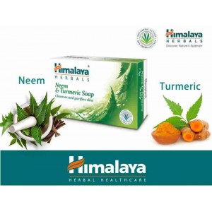 HIMALAYA NEEM AND TURMERIC SOAP 75 GM