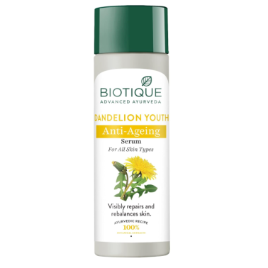 Biotique – Sérum Jeunesse Anti-Âge au Pissenlit 190ml