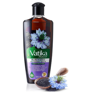 Dabur Vatika Huile capillaire graines de nigelle 200ml
