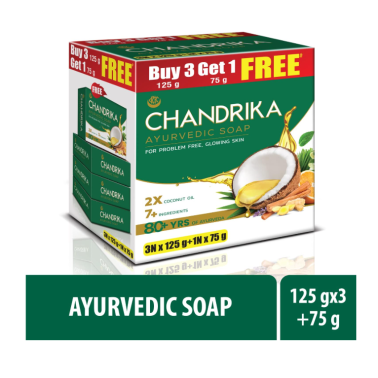 CHANDRIKA SAVON AYURVÉDIQUE AUX 7 HUILES ESSENTIELLES