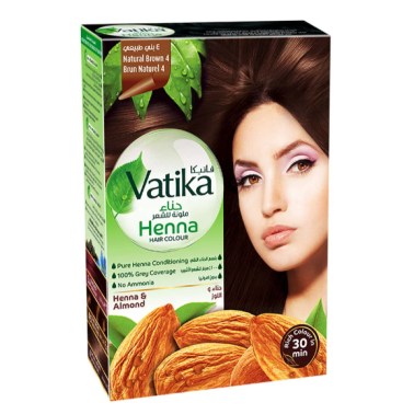 Couleur de cheveux au henné brun Vatika