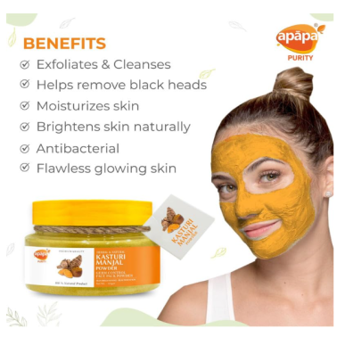Apapa Wild Turmeric Powder – Kasturi Manjal 125g