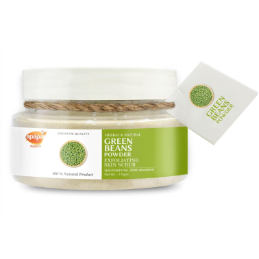 Poudre de Haricots Verts – Masque Visage Naturel 125gm