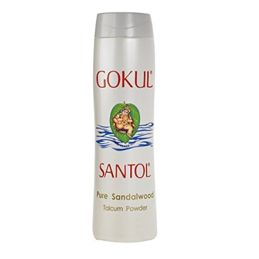 Poudre de talc au bois de santal Gokul Santol 140g